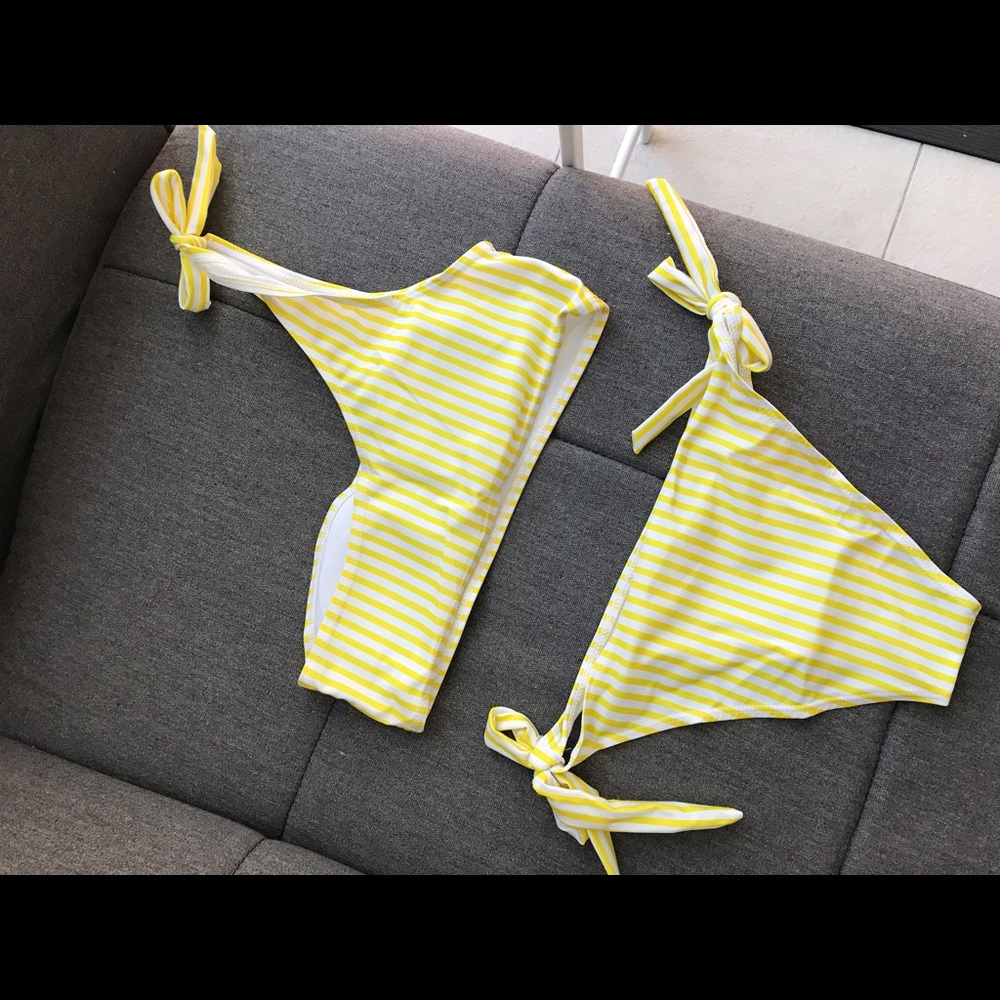 Brand new swimsuit in yellow!